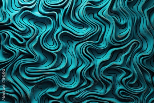Turquoise undirectional pattern