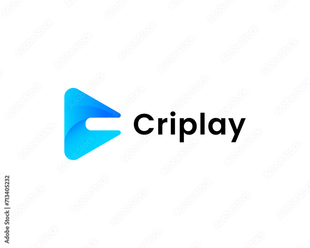Modern trendy letter c business app icon logo design template Modern trendy letter c business app icon logo design template