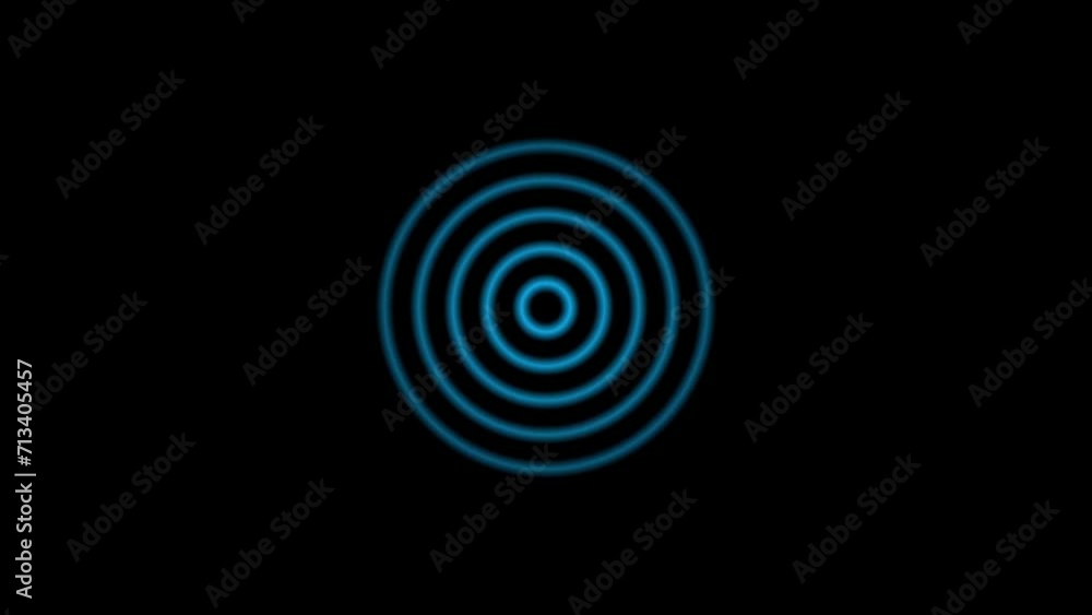Radio waves signal animation background 4k video Radio waves signal animation background 4k video