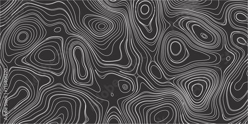 Abstract design with seamless pattern with lines topographic map. geographic mountain relief. retro topographic map. geographic contour map paper texture imitation of a geographical map shades.