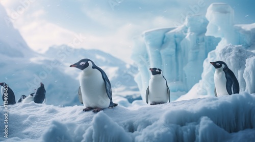 penguin in polar regions