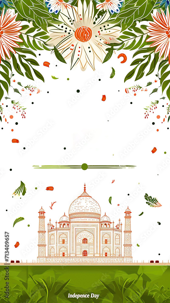 Fototapeta premium Background Wallpaper for Indian Special Occasions