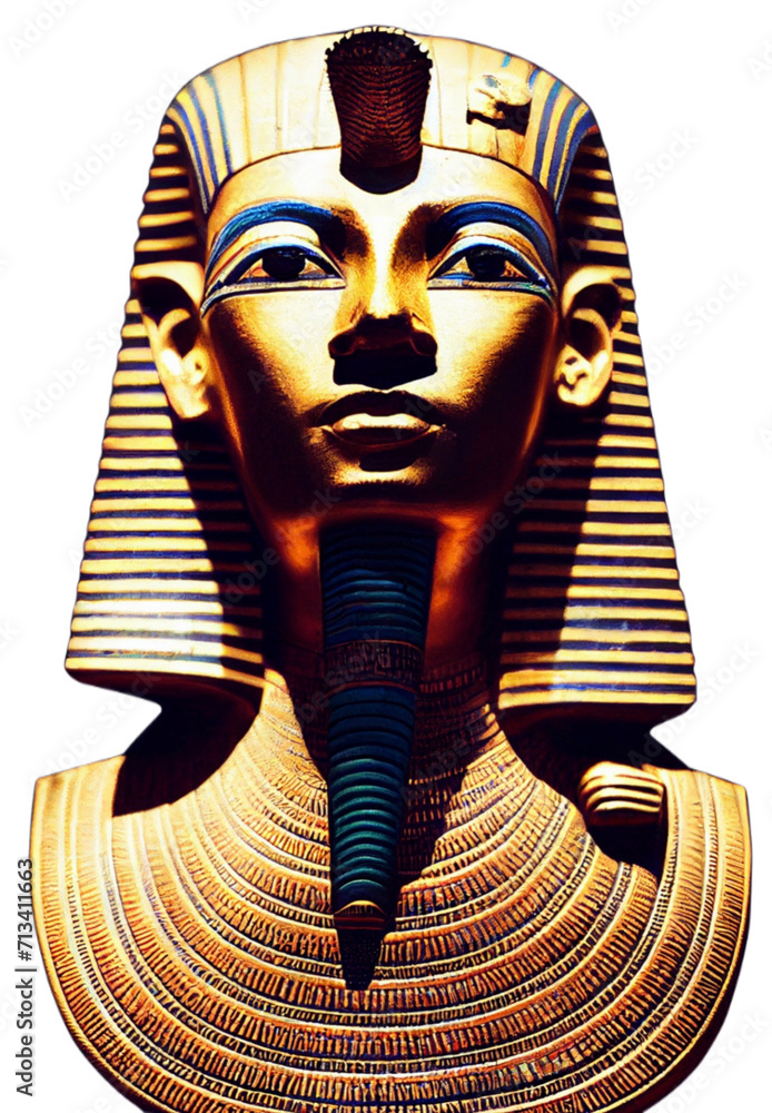 ancient Egypt Egyptian gold face pharaoh mask like Tutankhamen 3d ...