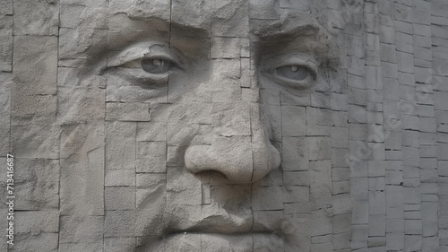 Wallpaper Mural Face on Wall and Wall Torontodigital.ca