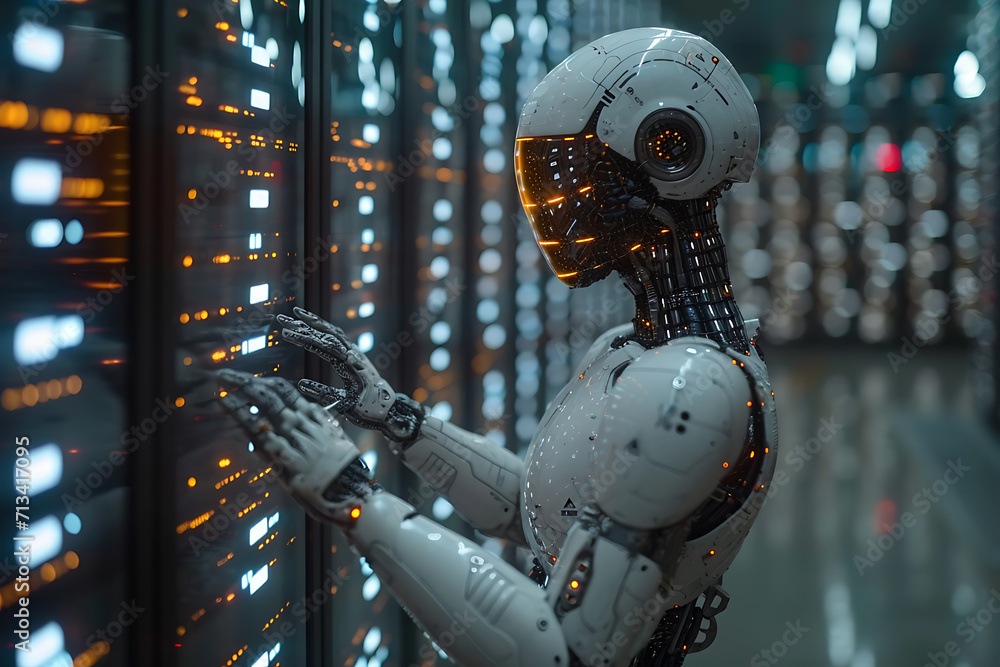 people and robots, modern innovations, technology people and robots, modern innovations, technology