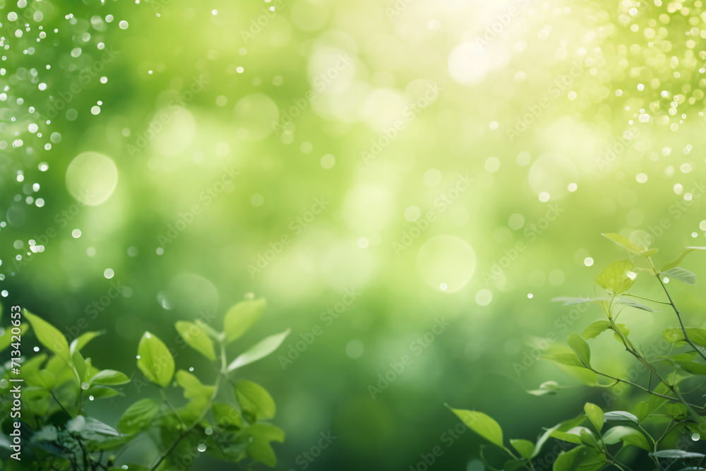 Nature design with bokeh effect generated AI Nature design with bokeh effect generated AI