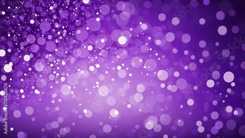 Purple bokeh abstract background. Christmas and New Year concept.