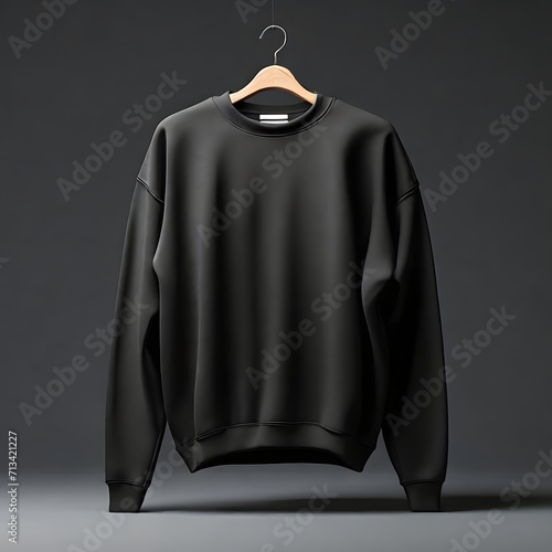 Minimalist Black Sweatshirt