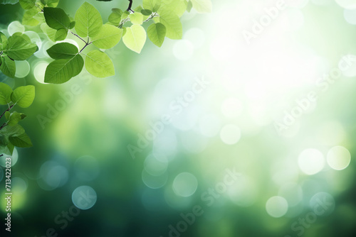 Nature design with bokeh effect generated AI