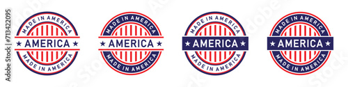 Made in USA icon, Made in America label icon, vector illustration Free Download Made in USA icon, Made in America label icon, vector illustration - GFXLoad