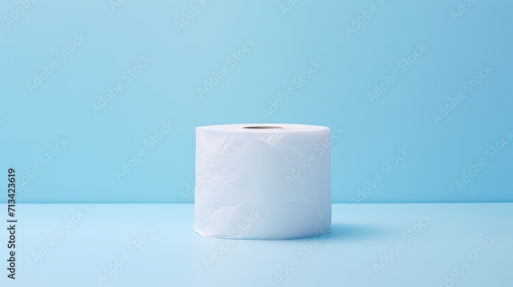 Bathroom tissue with space for text. Bathroom tissue with space for text.