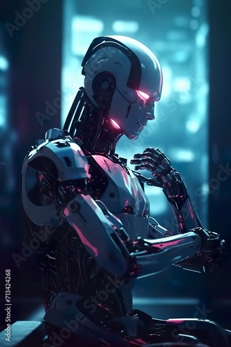 illustration of a robot © Edik