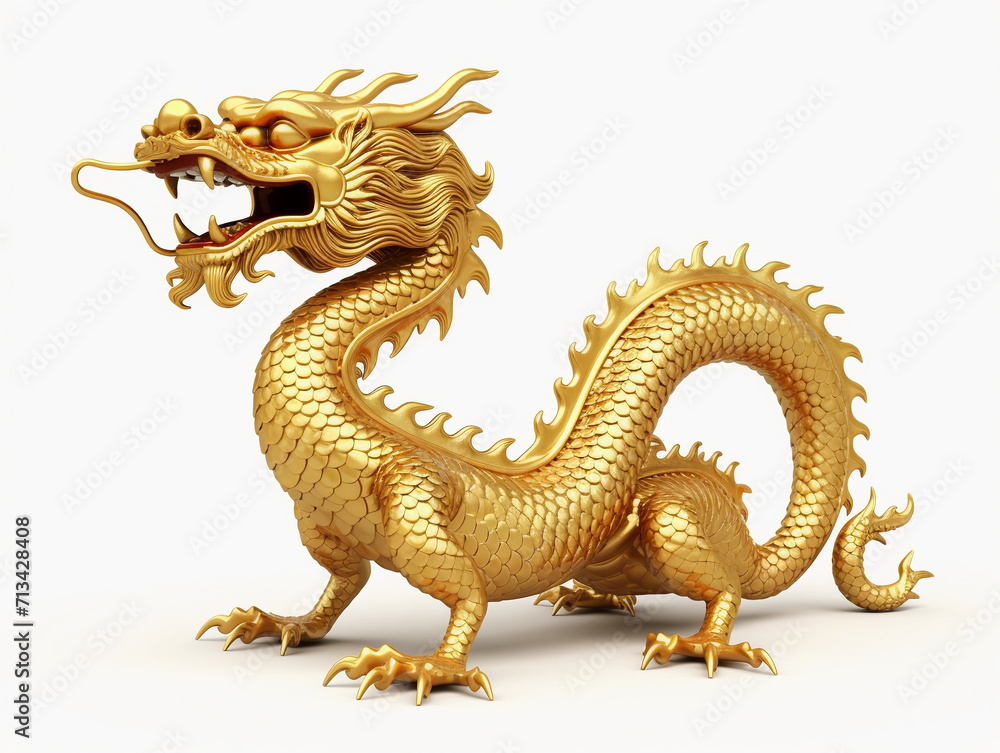 Obraz premium chinese dragon statue