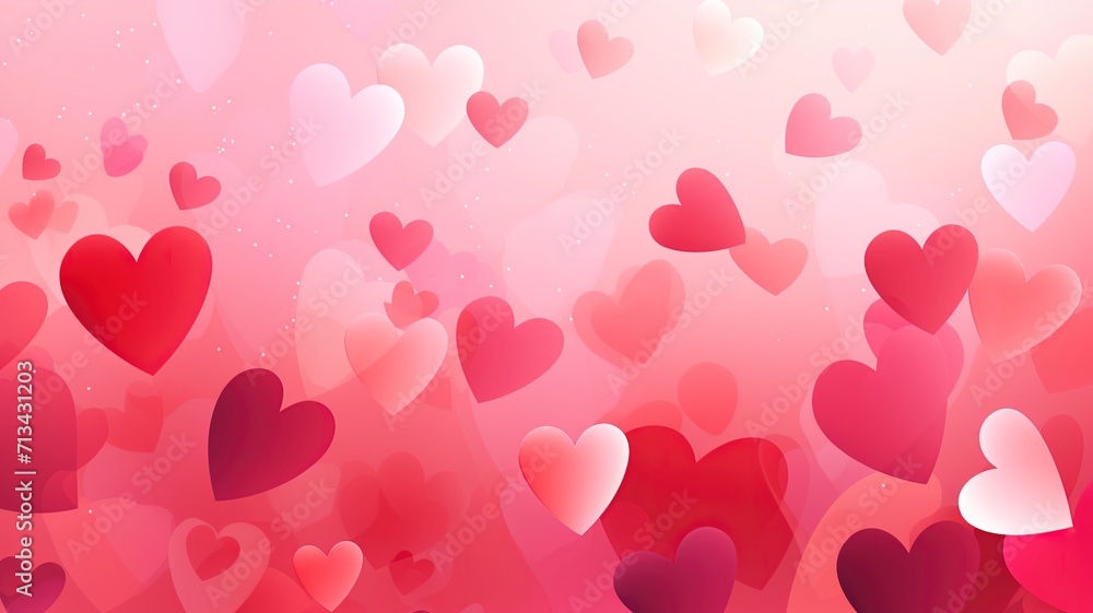 Stylish background featuring hearts that symbolize love's significance. generative ai Stylish background featuring hearts that symbolize love's significance. generative ai