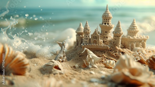 Imagination by the Seaside: Sandcastles and Mermaids