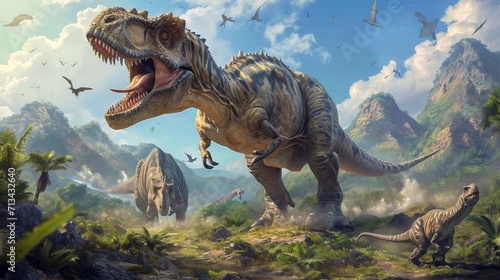 Roar of the Ancients: The Fearsome Dinosaur Realm
