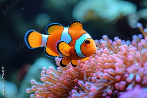 Clown fish with anemon