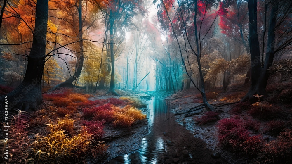 Dream Forest with Radiant Canopy Dream Forest with Radiant Canopy