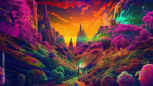 Arcadian Dreams in Technicolor Forest
