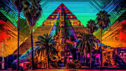 Kaleidoscopic Piramide photo