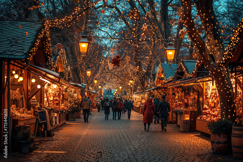 Mercado navideño Europeo