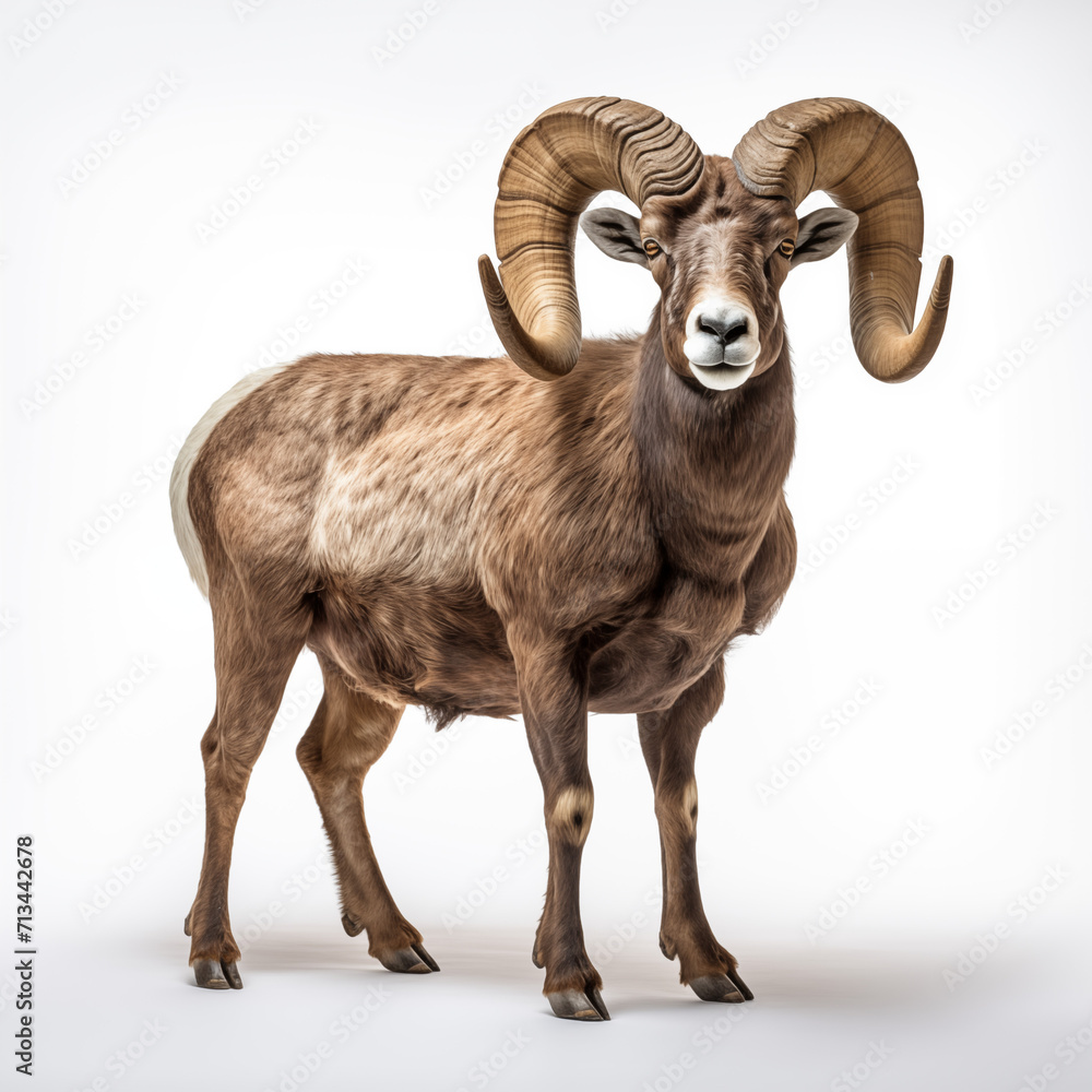 mountain goat isolated on white mountain goat isolated on white
