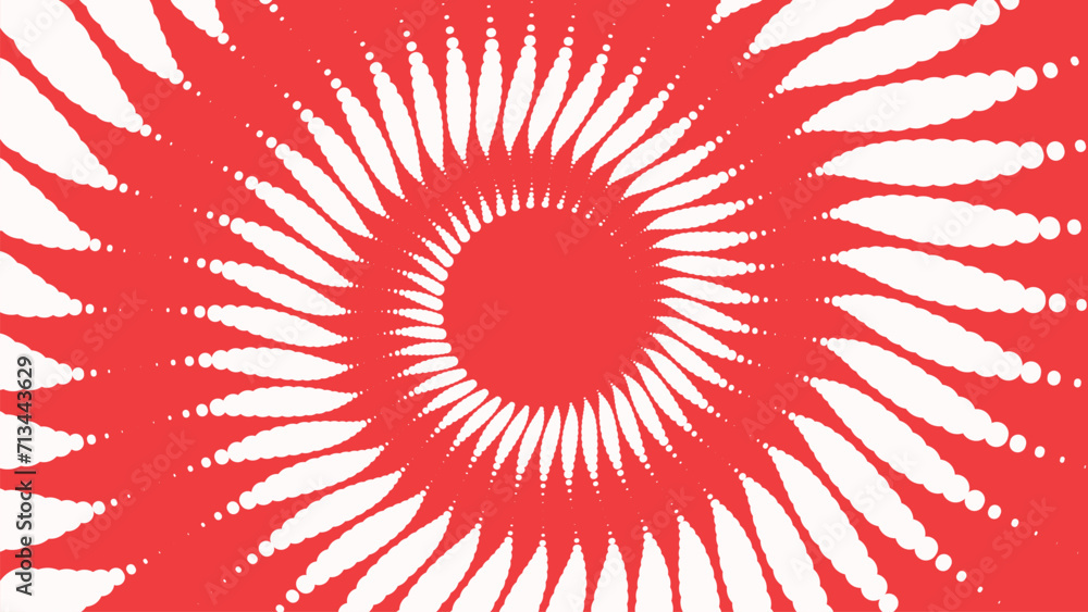 Abstract spiral dotted vortex style spinning background. Abstract spiral dotted vortex style spinning background.