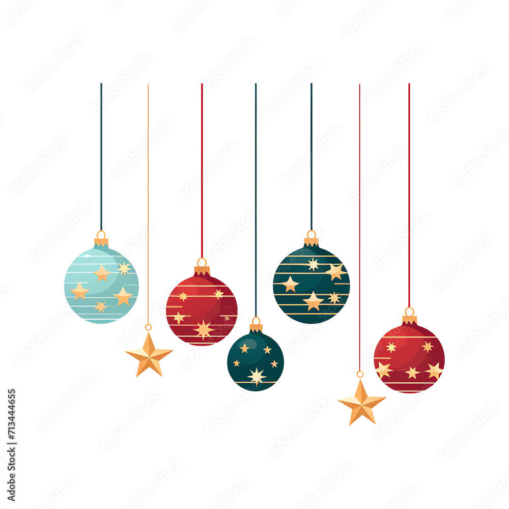 illustration of Festive_decorations about Christmas