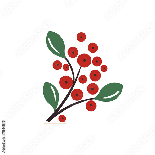 illustration of Mistletoe about Christmas