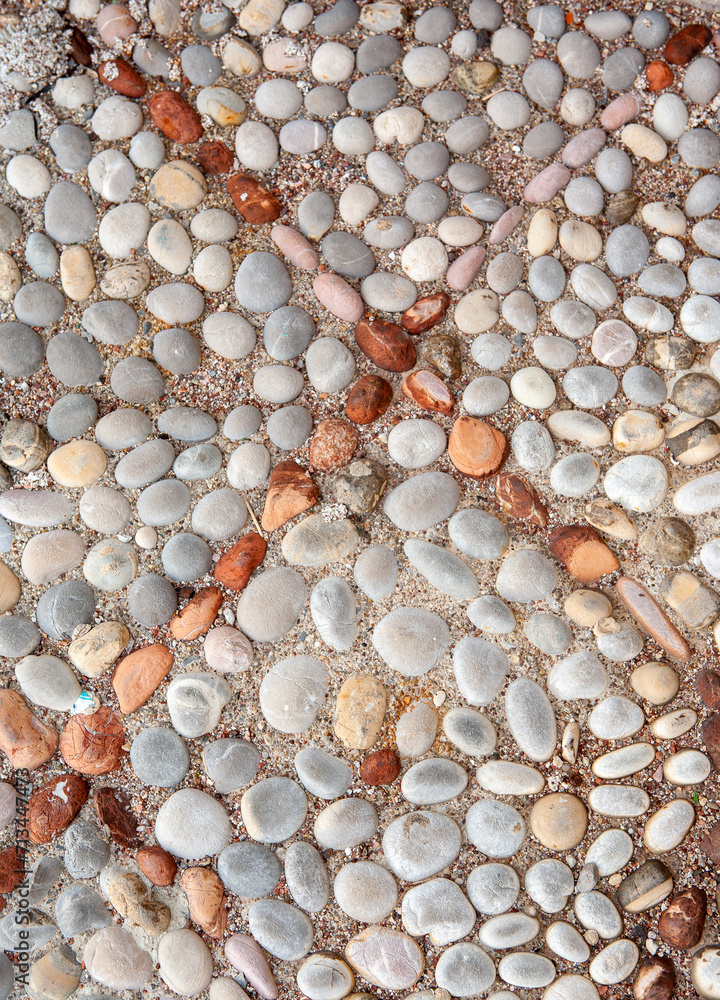 Art mosaic background of small pebbles. Pebble pattern for publication, poster, calendar, post, screensaver, wallpaper, postcard, banner, cover. High quality photo Art mosaic background of small pebbles. Pebble pattern for publication, poster, calendar, post, screensaver, wallpaper, postcard, banner, cover. High quality photo