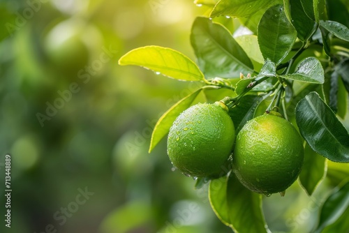 Wallpaper Mural Growing lime harvest and producing vegetables cultivation. Concept of small eco green business organic farming gardening and healthy food Torontodigital.ca