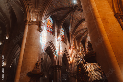 interior of the cathedral, Cuenca, La Mancha, Spain