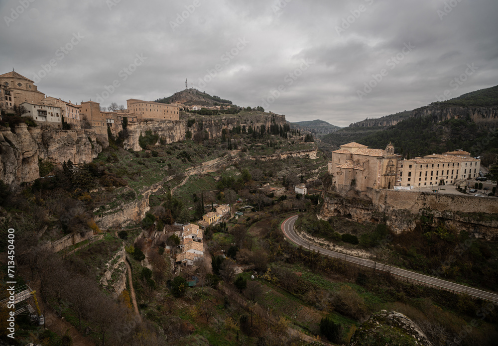 view of Cuenca, La Mancha, Spain