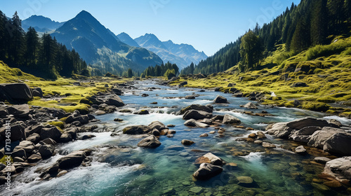 River in the mountains