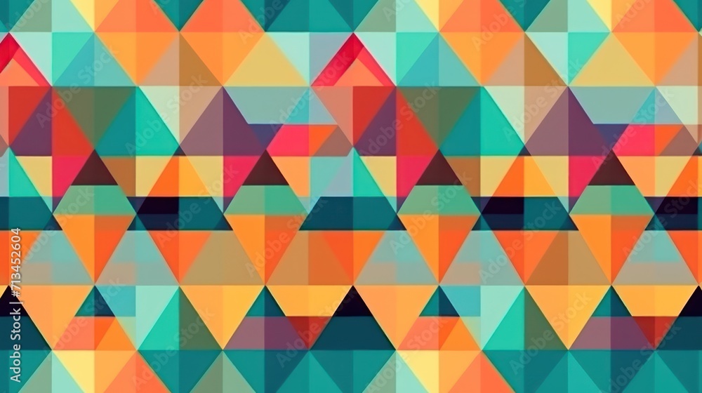 Colorfull geometric patern
