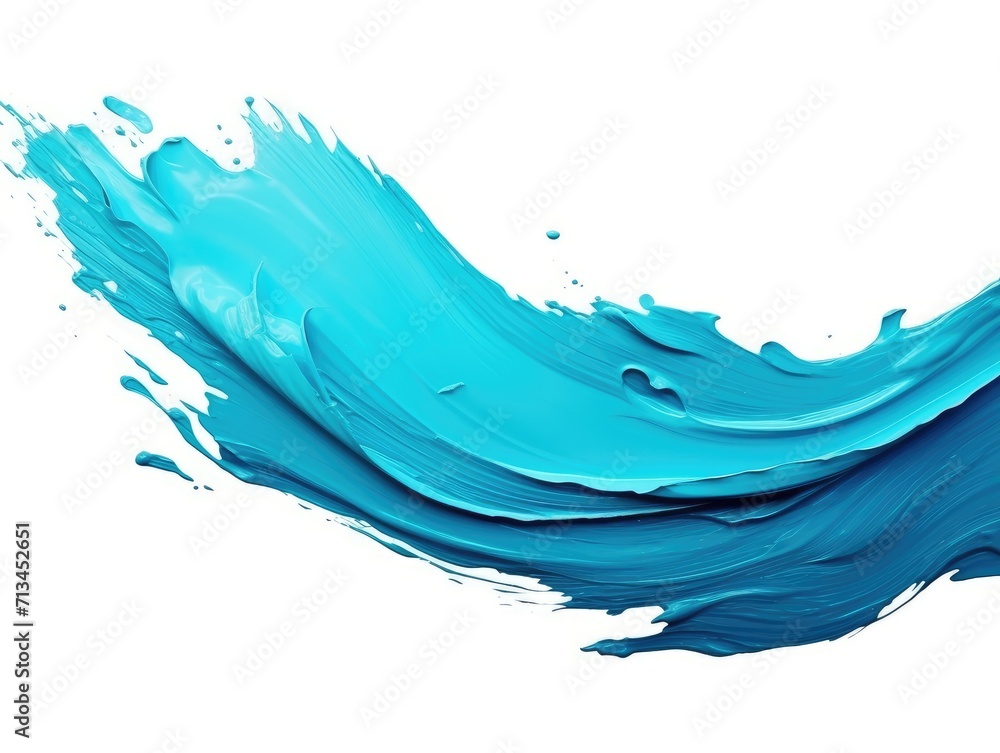 Sapphire Current: Dynamic Blue Paint Streak Sapphire Current: Dynamic Blue Paint Streak