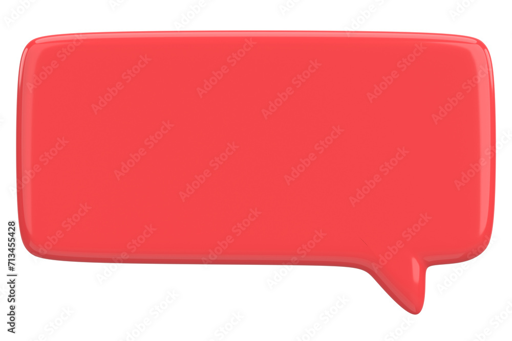 Speech Bubble. Text Box. 3D Illustration. Speech Bubble. Text Box. 3D Illustration.