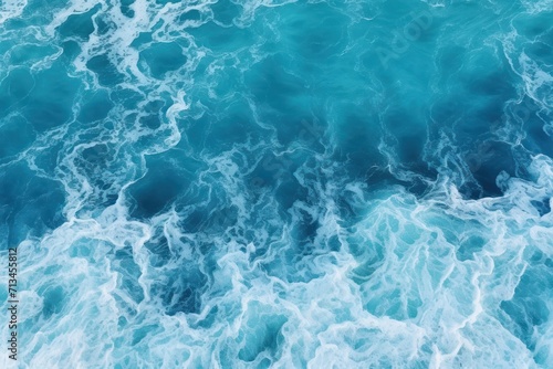  an aerial view of a body of water with a bird's eye view of the water and the surface of the water. © Nadia