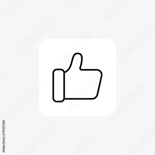 Like black outline icon , vector, pixel perfect, illustrator file