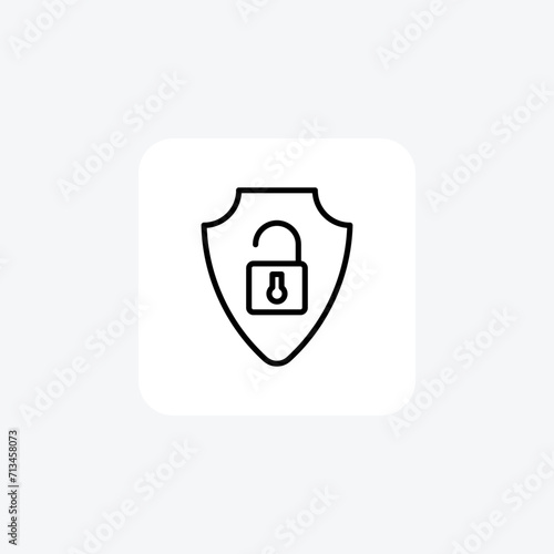 Discounts black outline icon , vector, pixel perfect, illustrator file