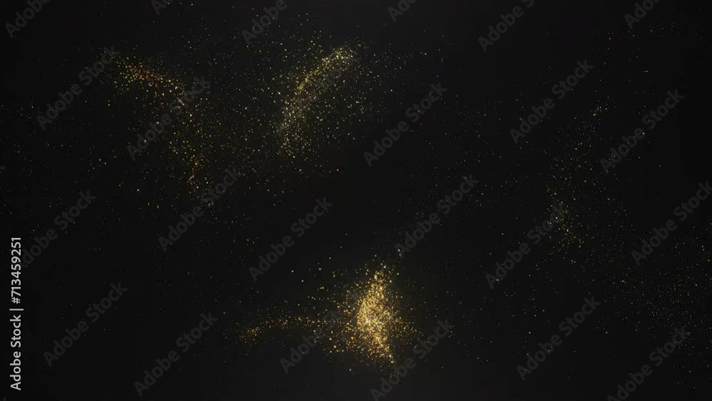 Golden Glitter Particles Background. Gold Dust Particles Golden Glitter Particles Background. Gold Dust Particles