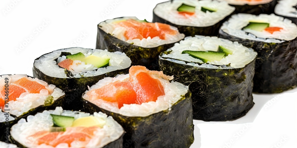 Incredibly delicious set of sushi and rolls, a variety of fish, raw fish, avocado, wasabi, soy sauce, sesame seeds, chopsticks, Japanese food. Incredibly delicious set of sushi and rolls, a variety of fish, raw fish, avocado, wasabi, soy sauce, sesame seeds, chopsticks, Japanese food.