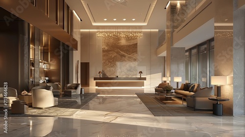 Sophisticated Lobby Design © selentaori