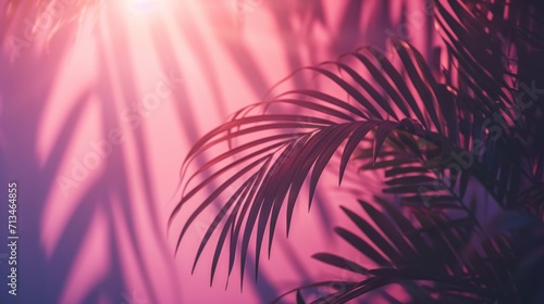 Tropical background with copy space. Generative AI
