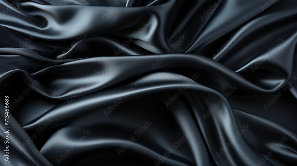 Velvet Nights: A Smooth and Soft Black Satin Textile Texture Wallpaper, Evoking a Feel of Timeless Elegance Velvet Nights: A Smooth and Soft Black Satin Textile Texture Wallpaper, Evoking a Feel of Timeless Elegance