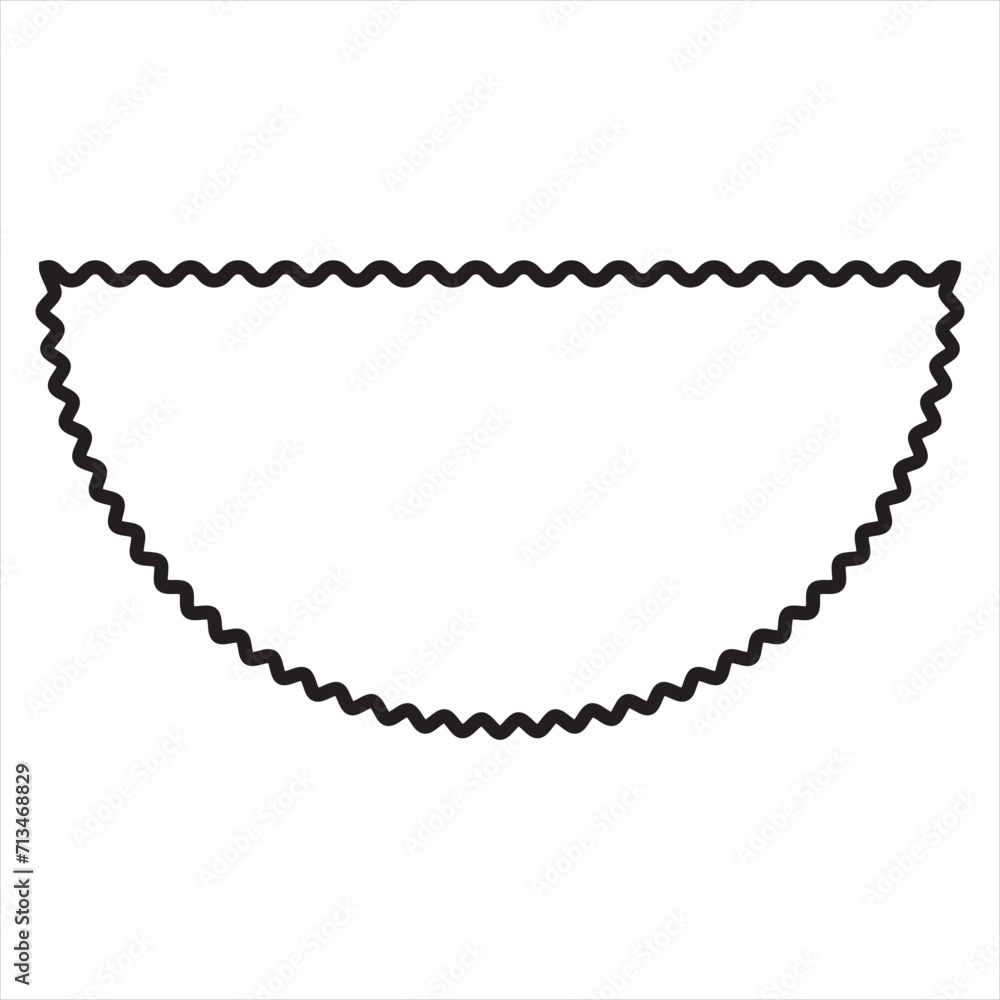 Zig zag edge circle shape collection. Jagged circle elements set. Black graphic design elements for decoration, banner, poster, template, sticker, badge. Vector Zig zag edge circle shape collection. Jagged circle elements set. Black graphic design elements for decoration, banner, poster, template, sticker, badge. Vector