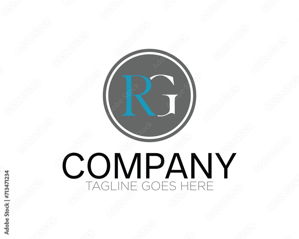 RG letter creative logo design RG letter creative logo design