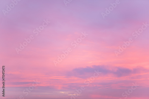 sunrise pink sky with clouds