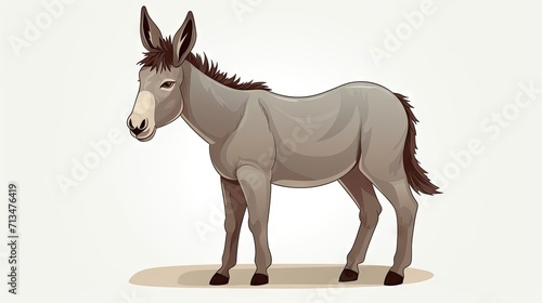 elightful stock illustrations of a donkey whimsical, cute, and amusing side of the donkey character, creating an engaging visual for various uses.