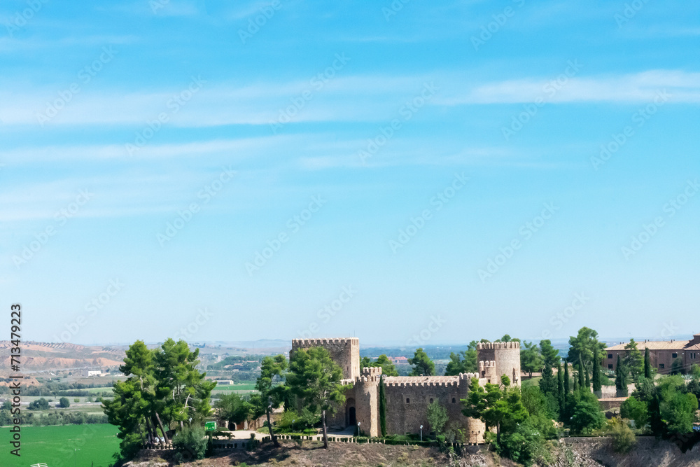 Castle of San Servando. Toledo, the city of three cultures: Christian, Muslim and Jewish. Spain. Europe.
